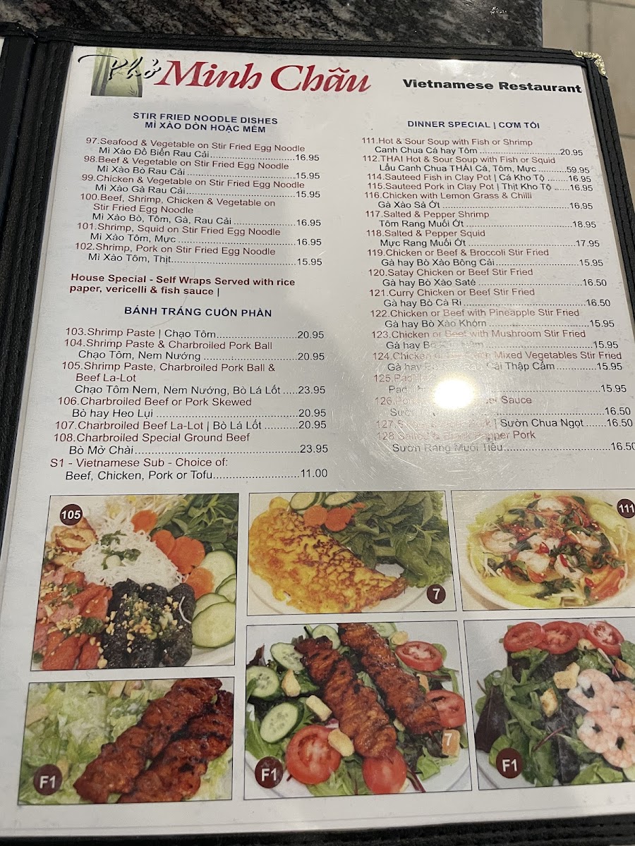 Minh Chau Restaurant Menu - Image 4