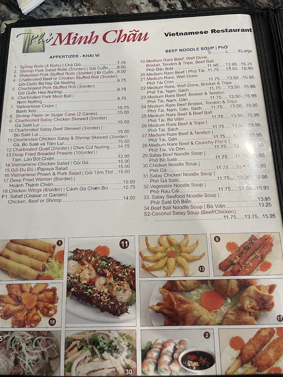 Minh Chau Restaurant Menu - Image 5