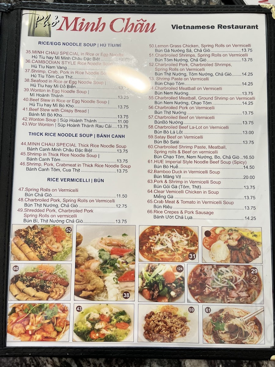 Minh Chau Restaurant Menu - Image 6